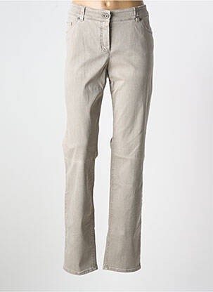 Jeans coupe slim stretch taille normale gris GERRY WEBER femme