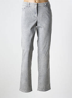 Jeans coupe slim stretch taille normale gris GERRY WEBER femme