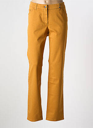 Jeans coupe slim stretch taille normale jaune GERRY WEBER femme