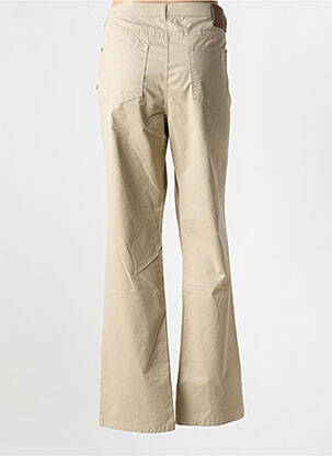 Pantalon droit tissage popeline taille normale beige BETTY BARCLAY femme