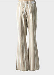 Jean coupe flare marron PERSONA pour femme seconde vue