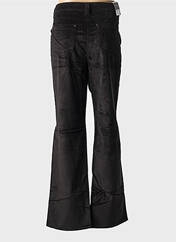 Pantalon droit noir ANNA MONTANA pour femme seconde vue