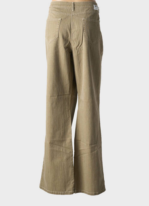 Jeans coupe droite marron PERSONA pour femme