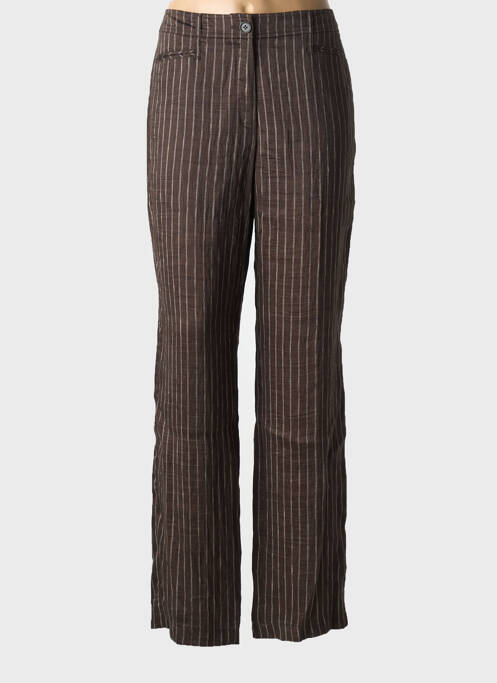Pantalon droit marron GERRY WEBER pour femme