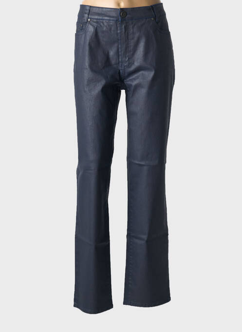 Pantalon slim bleu ANNA MONTANA pour femme