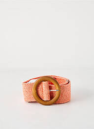 Ceinture réglable orange C'EST BEAU LA VIE femme