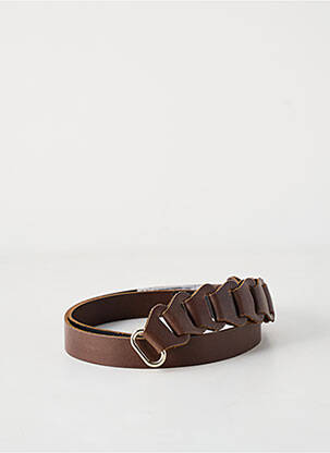 Ceinture effet matière satinée marron ESPRIT femme