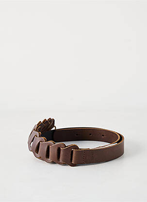Ceinture effet matière satinée marron ESPRIT femme