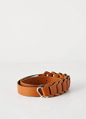 Ceinture effet matière satinée marron clair ESPRIT femme