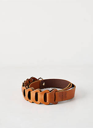 Ceinture effet matière satinée marron clair ESPRIT femme