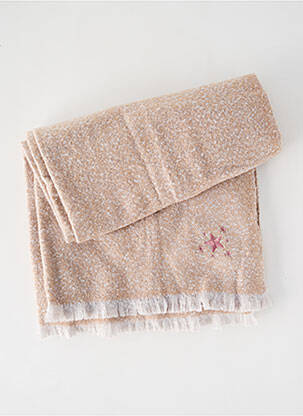 Echarpe maille opaque beige WHITE STUFF femme
