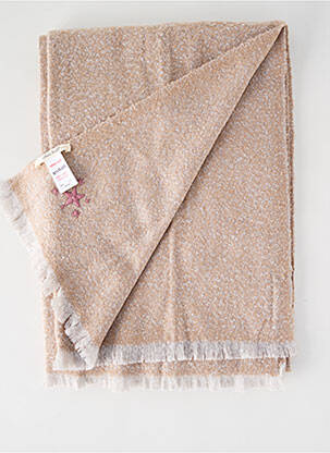 Echarpe maille opaque beige WHITE STUFF femme