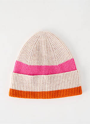 Bonnet maille tricot beige ESPRIT femme