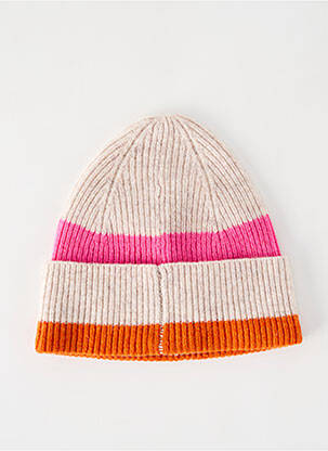 Bonnet maille tricot beige ESPRIT femme