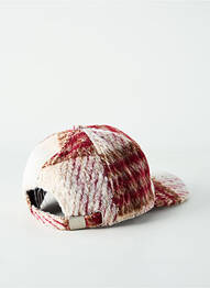 Casquette imprimé carreaux violet ESPRIT unisexe