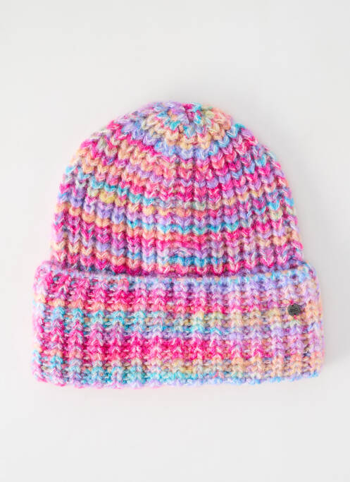 Bonnet rose EDC pour femme