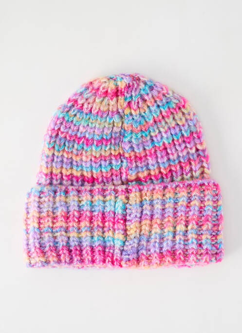 Bonnet rose EDC pour femme