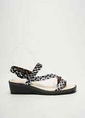 Sandales/Nu pieds argent FEELING pour femme seconde vue