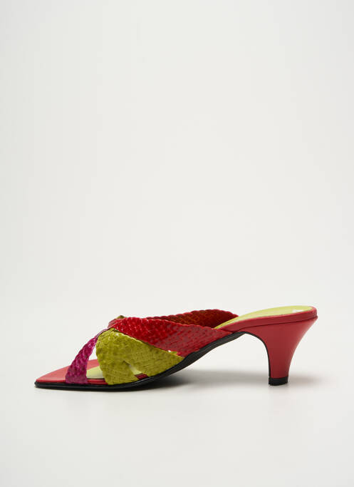 Mules/Sabots rouge FEELING pour femme