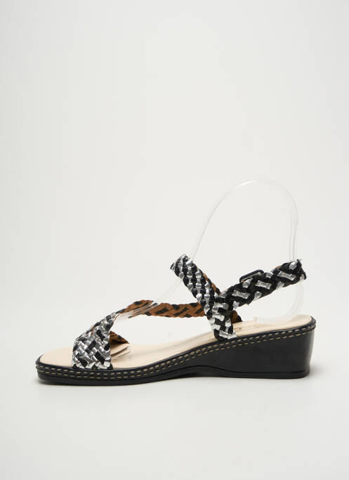 Sandales/Nu pieds argent FEELING femme