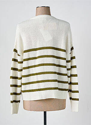 Pull stretch manches longues vert VILA femme