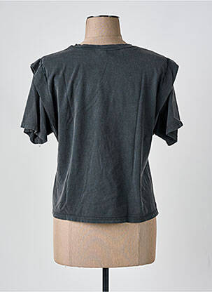 T-shirt coupe droite manches courtes gris PIECES femme