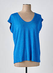 T-shirt bleu PIECES pour femme seconde vue