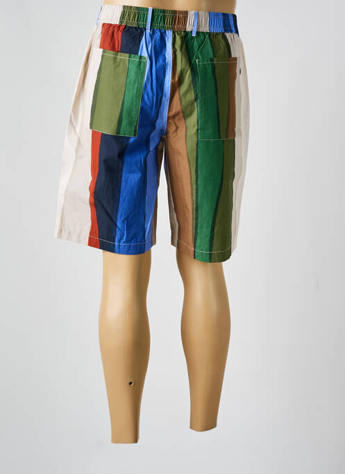 Bermuda beige THINKING MU pour homme