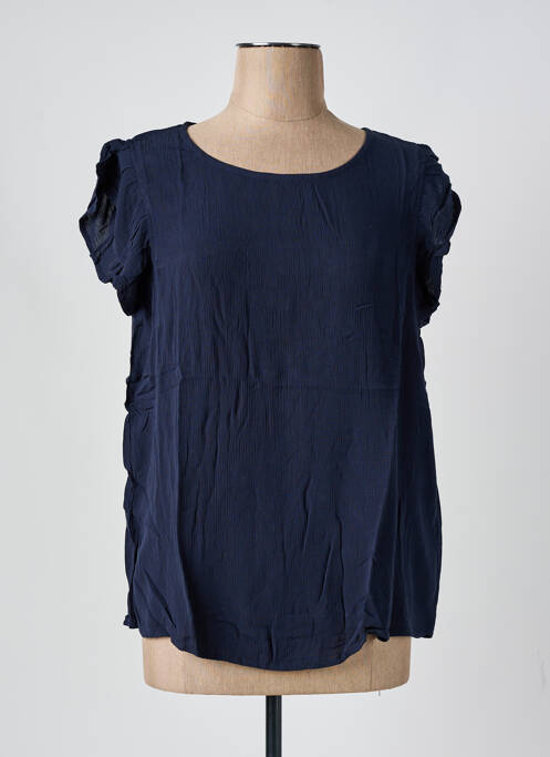 Blouse bleu ICHI pour femme