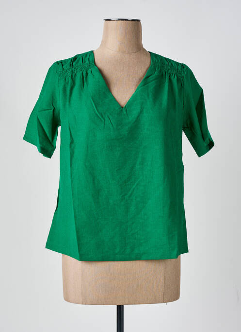 Blouse vert GRACE & MILA femme