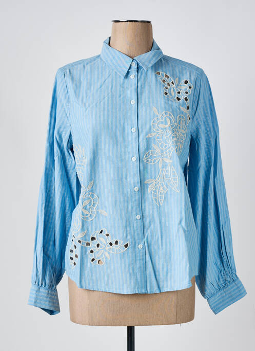 Chemisier bleu VILA pour femme