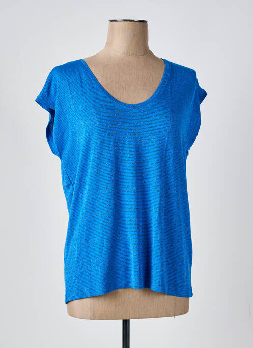 T-shirt bleu PIECES pour femme