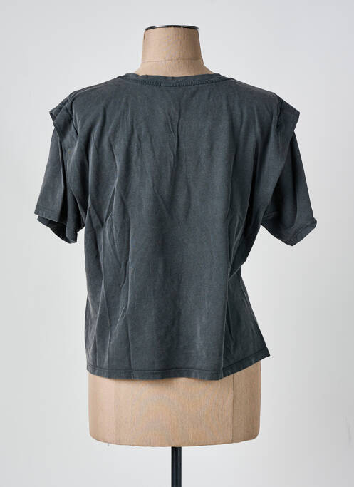 T-shirt gris PIECES pour femme