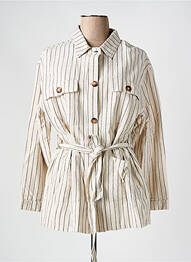 Veste casual finition intérieure doublée beige LA PETITE ETOILE femme