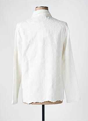 Veste casual coupe droite blanc LA PETITE ETOILE femme