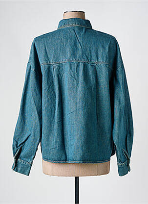 Veste casual coupe droite bleu AMERICAN VINTAGE femme
