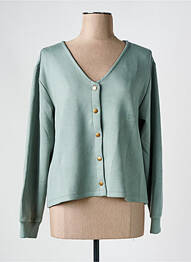 Veste casual coupe cintrée vert PIECES femme