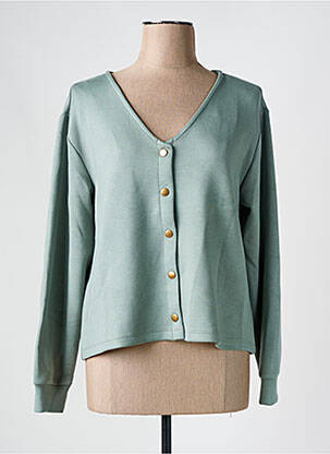 Veste casual coupe cintrée vert PIECES femme