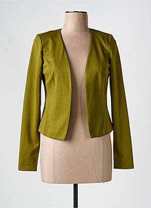 Veste casual coupe cintrée vert ICHI femme