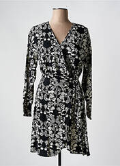 Robe courte noir ICHI pour femme seconde vue