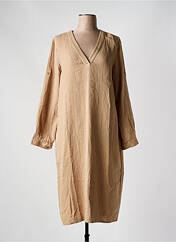 Robe mi-longue beige VILA pour femme seconde vue