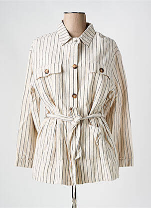 Veste casual beige LA PETITE ETOILE pour femme