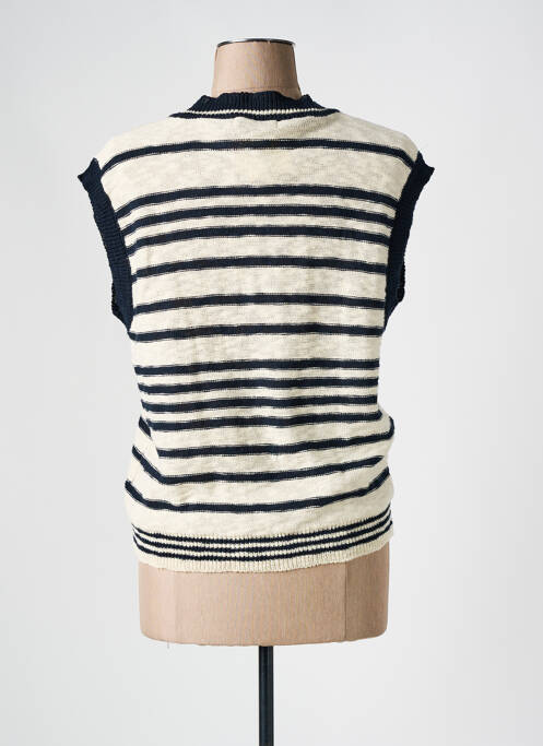 Gilet manches courtes bleu LA PETITE ETOILE pour femme