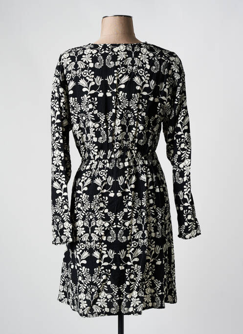 Robe courte noir ICHI pour femme