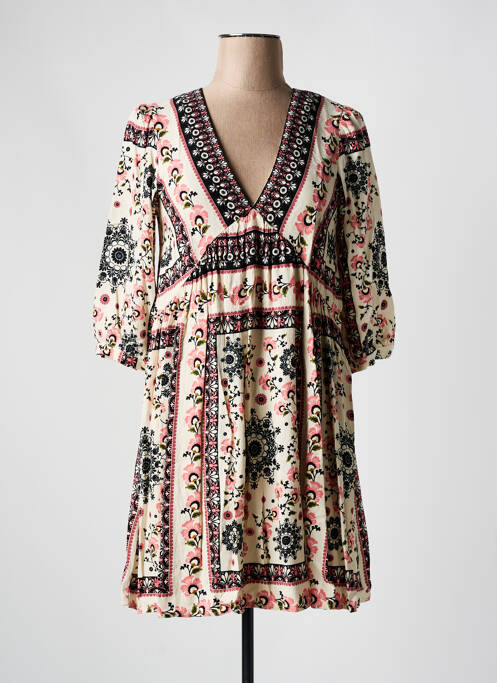 Robe courte rose GRACE & MILA pour femme