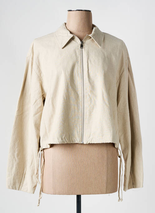 Veste casual beige OBJECT pour femme