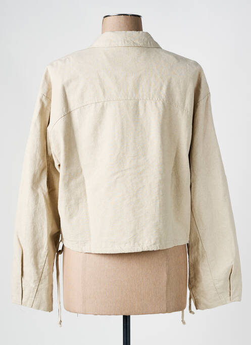 Veste casual beige OBJECT pour femme