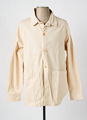 Veste casual fermeture boutonnée sur le devant beige BASK IN THE SUN homme