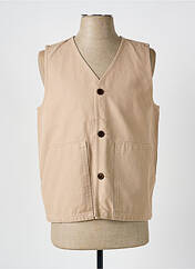 Gilet sans manche beige OLOW pour homme seconde vue