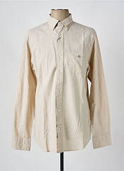 Chemise manches longues beige GANT pour homme seconde vue